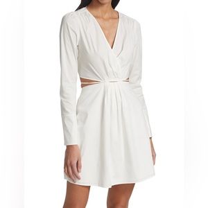 NWT White Wayf Pretty Woman Cut-Out Minidress